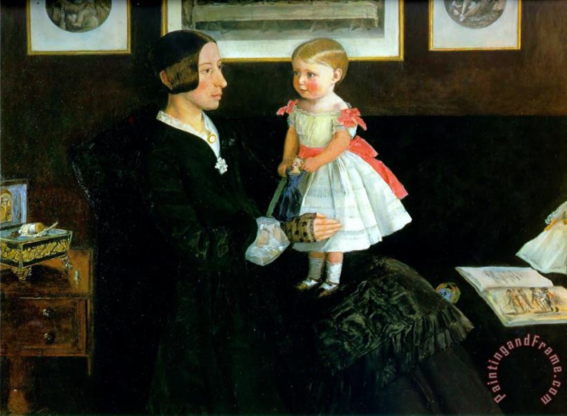 John Everett Millais Portrait of Mrs James Wyatt Art Painting
