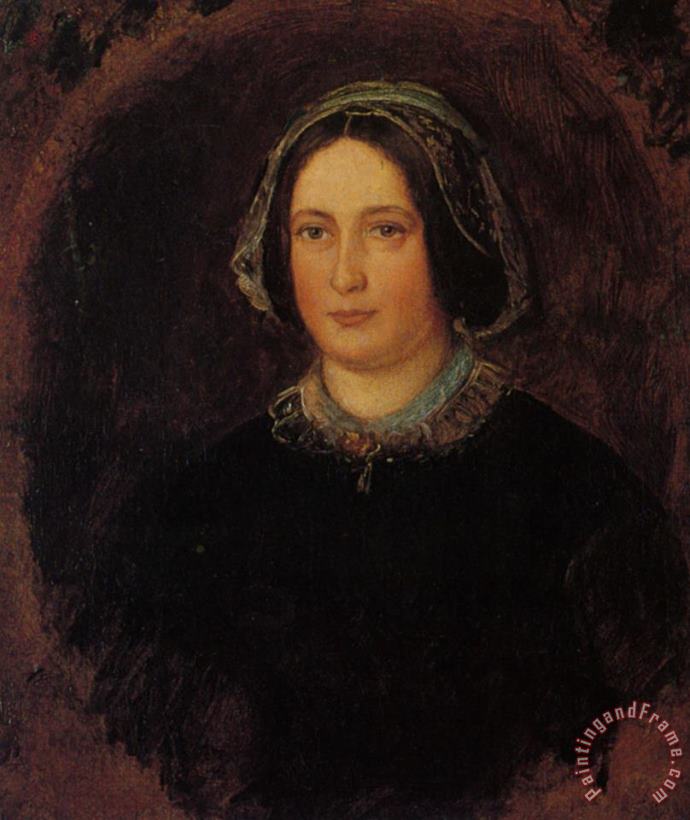 John Everett Millais Portrait of Mrs William Evamy The Artists Aunt Art Print