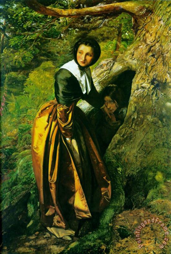 The Royalist painting - John Everett Millais The Royalist Art Print