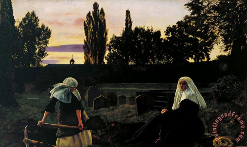 John Everett Millais The Vale of Rest Art Painting