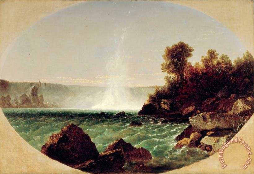 John F Kensett Niagara Falls Art Painting