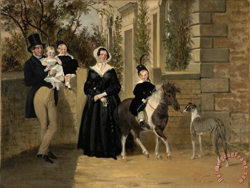 John Frederick Herring Thomas Dawson And His Family Art Painting