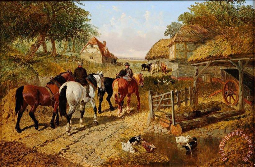 Glad to Be Home painting - John Frederick Herring Jnr Glad to Be Home Art Print
