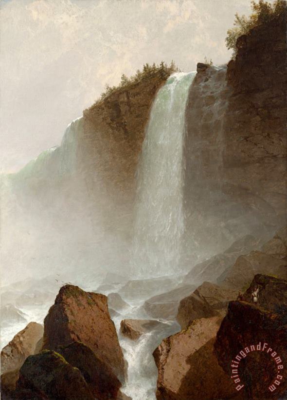 John Frederick Kensett Niagara Falls Art Painting
