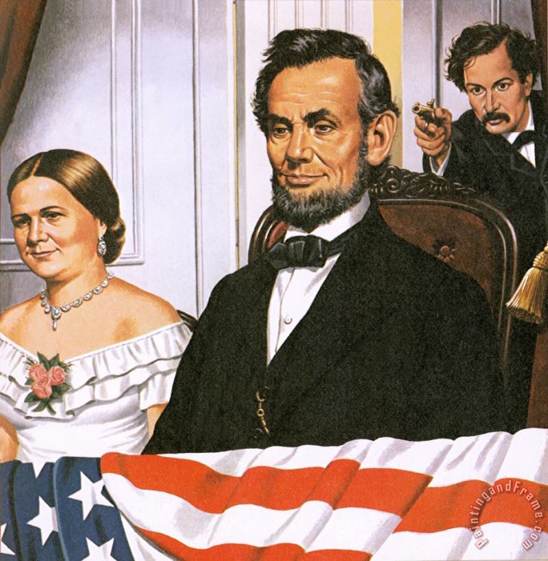 John Keay The Assassination of Abraham Lincoln Art Painting