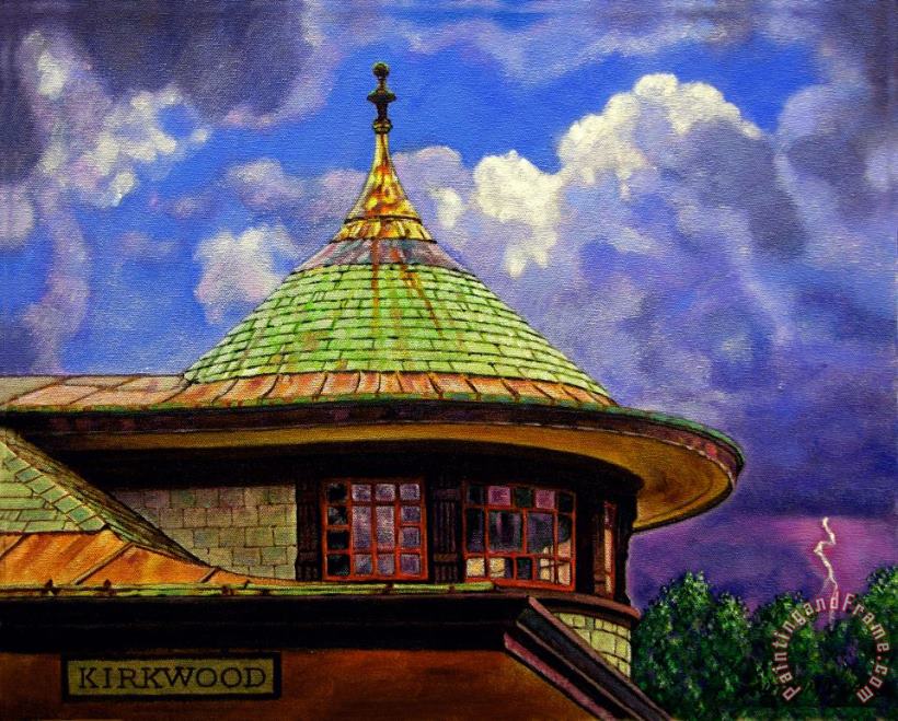 John Lautermilch Kirkwood Train Station Art Painting
