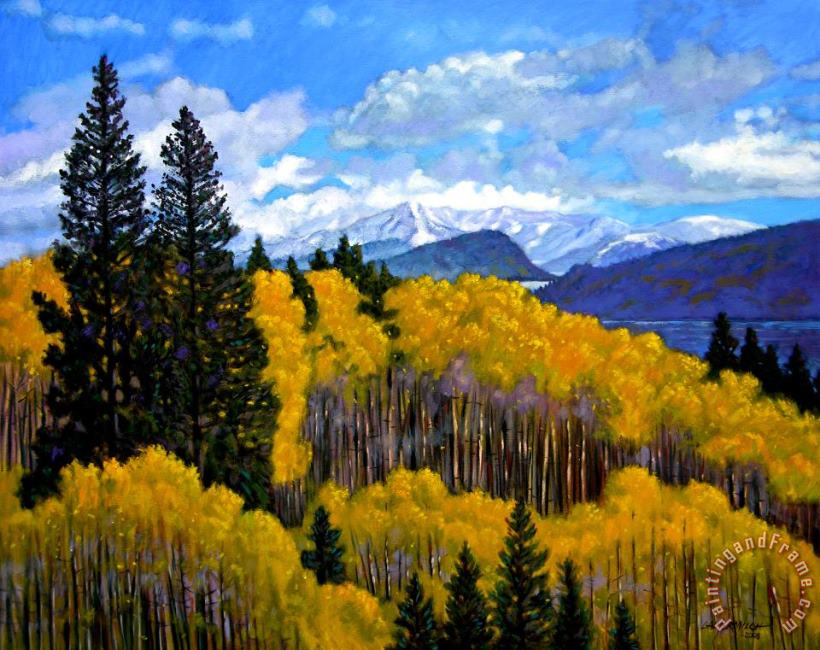 Natures Patterns - Rocky Mountains painting - John Lautermilch Natures Patterns - Rocky Mountains Art Print
