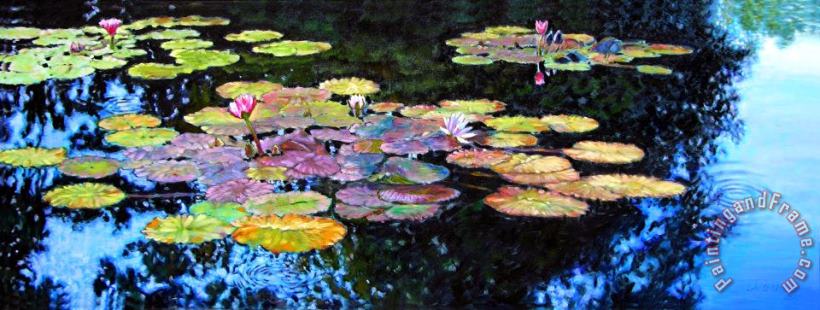 Peace Among the Lilies painting - John Lautermilch Peace Among the Lilies Art Print