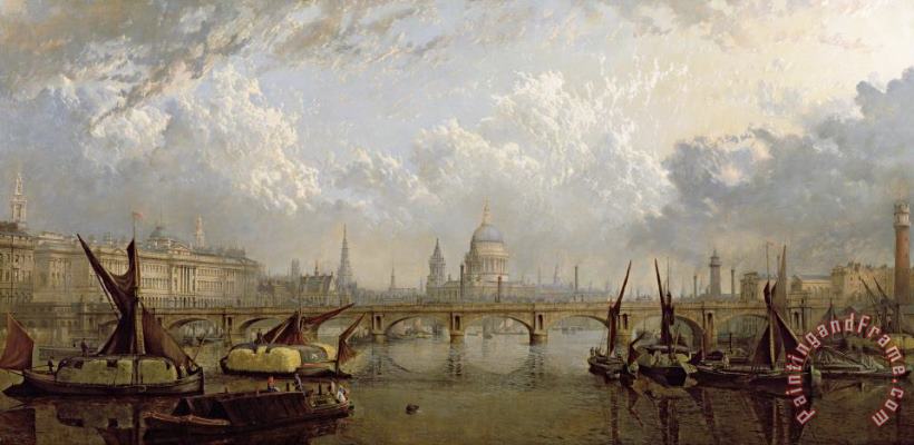 John MacVicar Anderson View of London Art Print