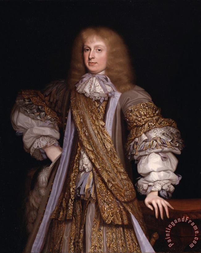 Sir John Corbet of Adderley painting - John Michael Wright Sir John Corbet of Adderley Art Print