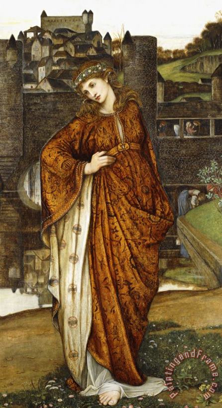 John Roddam Spencer Stanhope Our Lady Of The Water Gate Art Painting