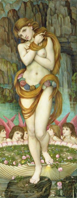 Venus painting - John Roddam Spencer Stanhope Venus Art Print