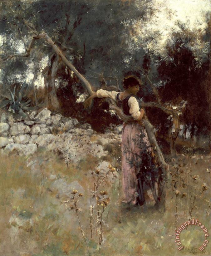John Singer Sargent A Capriote Art Painting