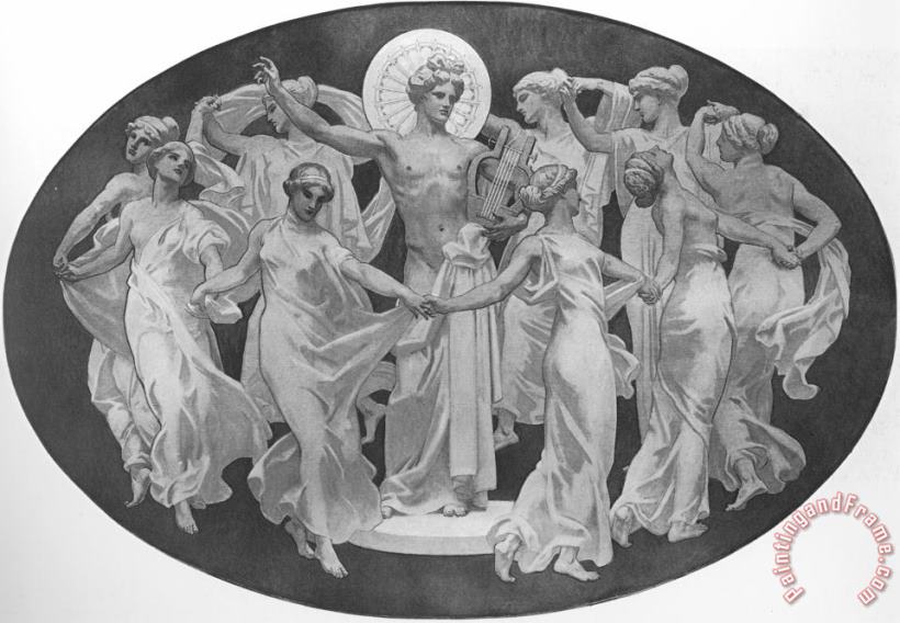 John Singer Sargent Apollo And The Muses Art Print