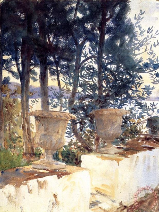John Singer Sargent Corfu The Terrace 1909 Art Painting