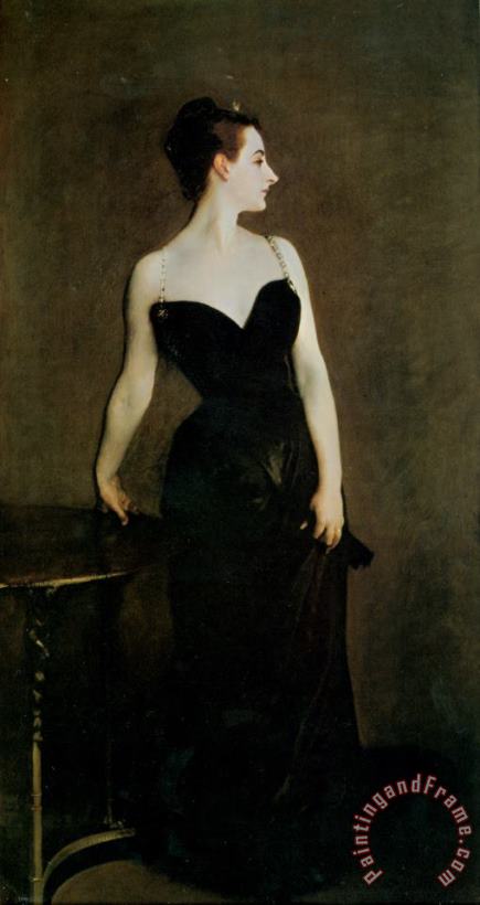 Madame X painting - John Singer Sargent Madame X Art Print