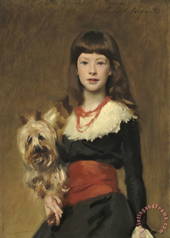 Miss Beatrice Townsend painting - John Singer Sargent Miss Beatrice Townsend Art Print