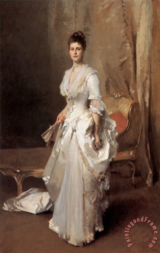 Mrs. Henry White painting - John Singer Sargent Mrs. Henry White Art Print