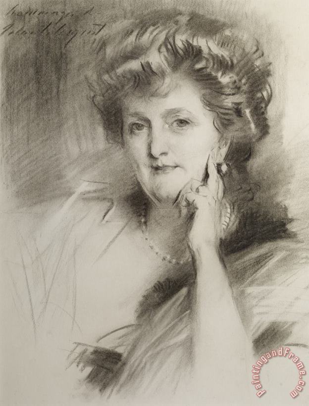 Portrait of a Woman painting - John Singer Sargent Portrait of a Woman Art Print