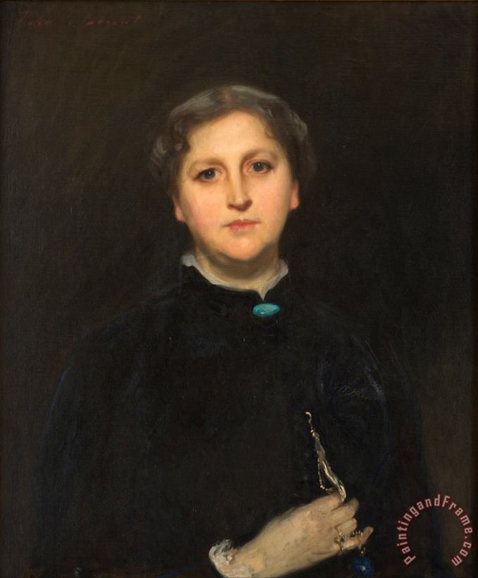 John Singer Sargent Portrait of Mrs. Raphael Pumpelly Art Print