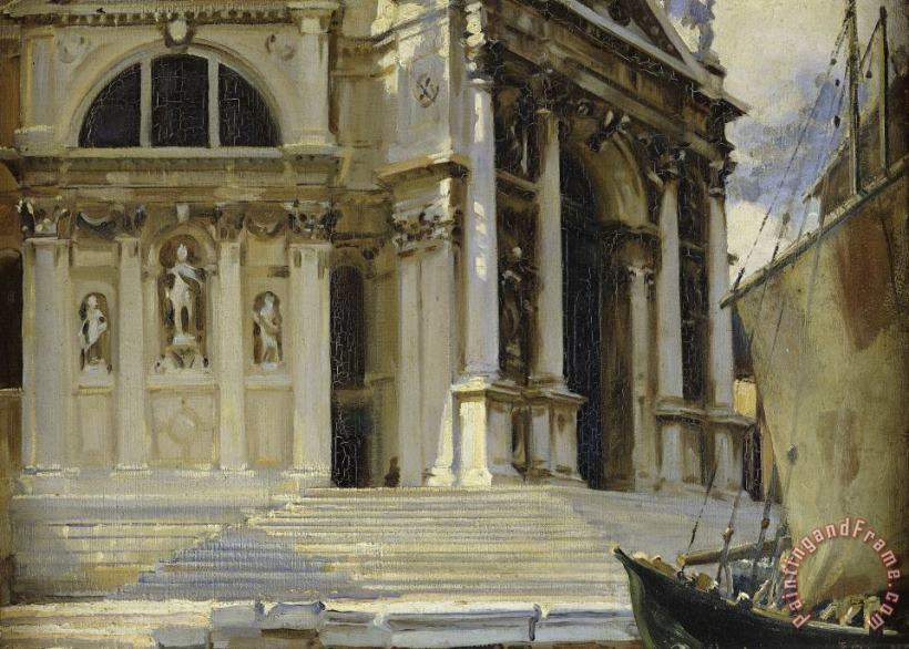 John Singer Sargent Santa Maria Della Salute, Venice Art Painting
