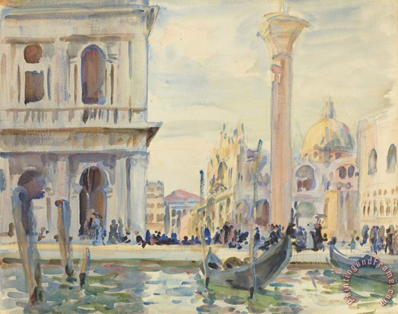 John Singer Sargent The Piazzetta Art Painting