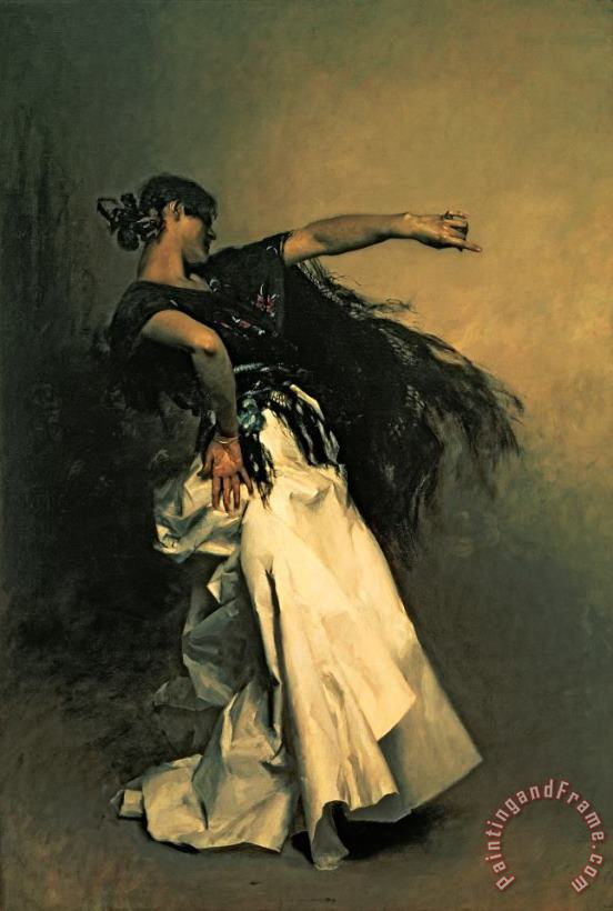 The Spanish Dancer painting - John Singer Sargent The Spanish Dancer Art Print