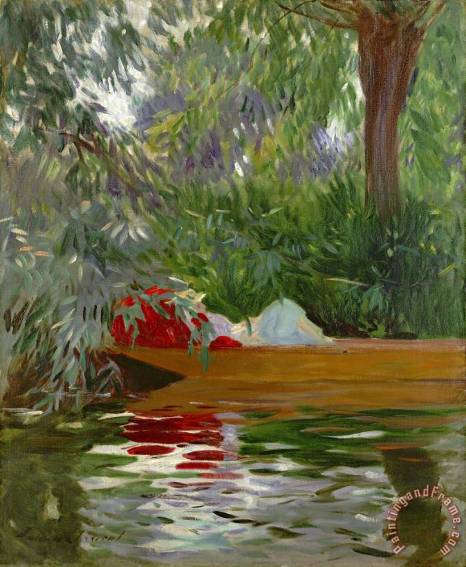 Under The Willows painting - John Singer Sargent Under The Willows Art Print