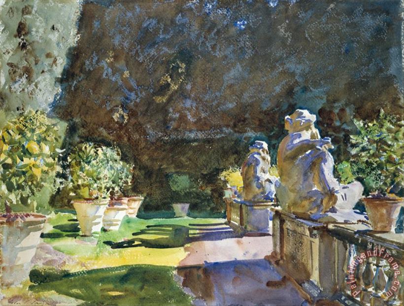 John Singer Sargent Villa Di Marlia, Lucca Art Print