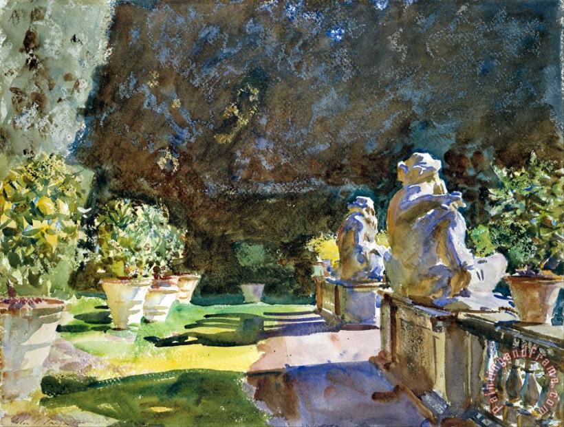 John Singer Sargent Villa Di Marlia, Lucca Art Painting