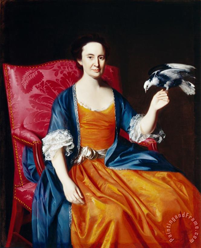 Mrs. Benjamin Hallowell painting - John Singleton Copley Mrs. Benjamin Hallowell Art Print
