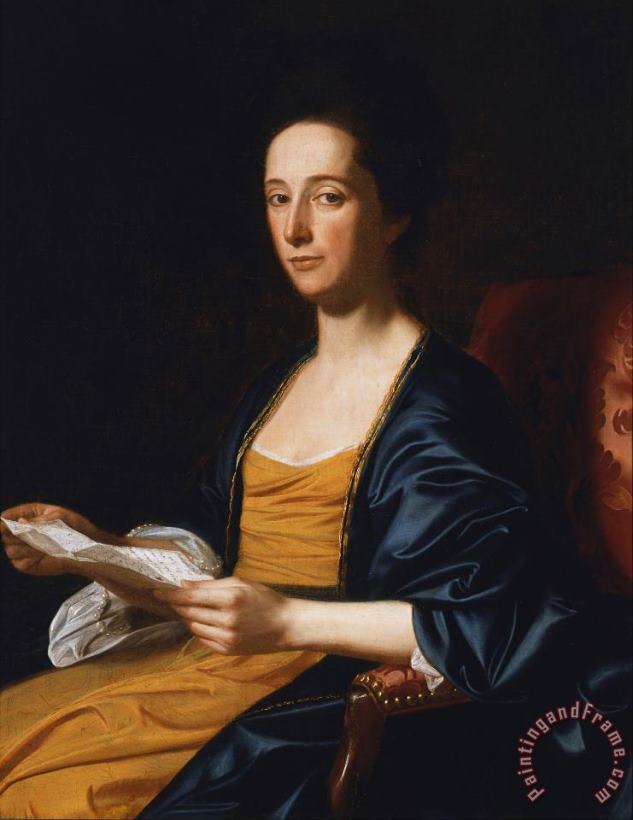 John Singleton Copley Portrait of a Lady Art Print