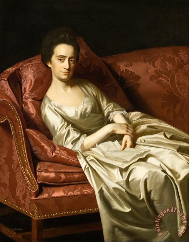 Portrait of a Lady 2 painting - John Singleton Copley Portrait of a Lady 2 Art Print