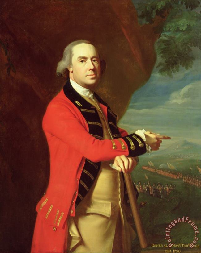 John Singleton Copley Portrait of General Thomas Gage Art Painting