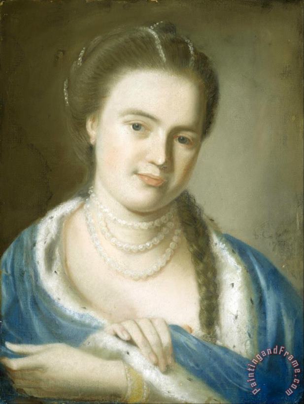 John Singleton Copley Portrait of Mrs. Gawen Brown Art Painting