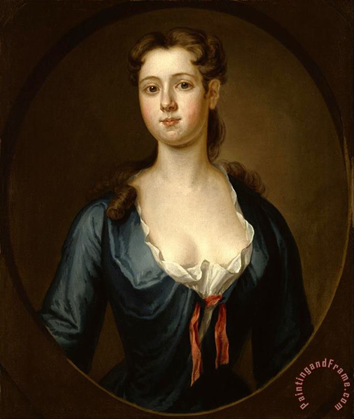 John Smibert Portrait of Mary Pemberton Art Print