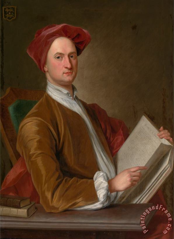 Sir John Rushout, Bt. painting - John Smibert Sir John Rushout, Bt. Art Print