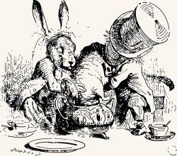 John Tenniel Dormouse In The Teapot Mad Tea Party