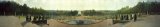 Palace of Versailles Prints - Panoramic View of The Palace And Gardens of Versailles by John Vanderlyn