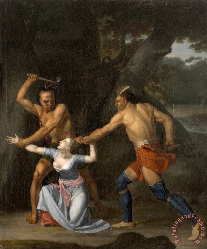 The Murder of Jane Mccrea, 1804 painting - John Vanderlyn The Murder of Jane Mccrea, 1804 Art Print