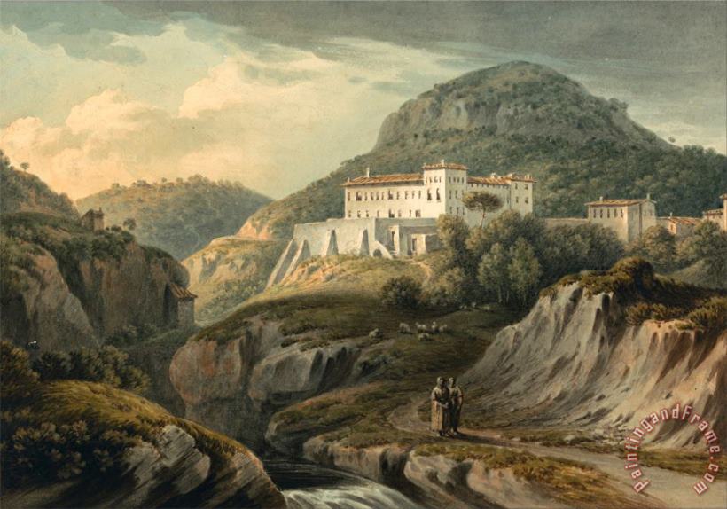 Convent at Vietri, Near Salerno painting - John Warwick Smith Convent at Vietri, Near Salerno Art Print