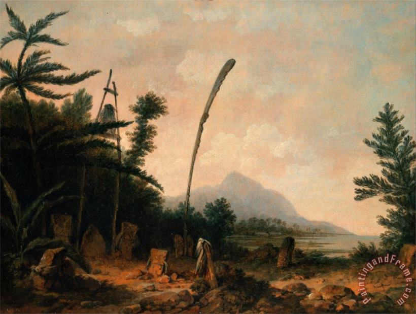 John Webber Burial Ground in The South Seas Art Painting