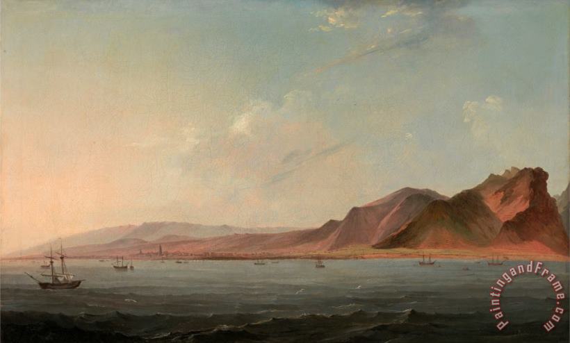View of Santa Cruz, Tenerife painting - John Webber View of Santa Cruz, Tenerife Art Print
