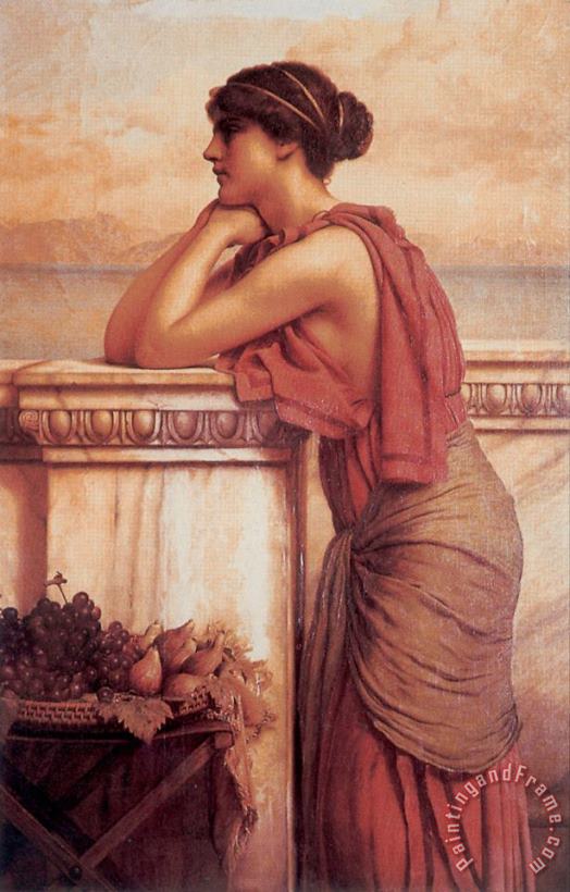 By The Wayside painting - John William Godward By The Wayside Art Print
