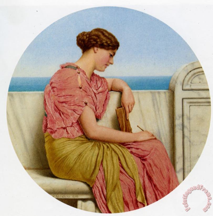 John William Godward Distant Thoughts Art Painting