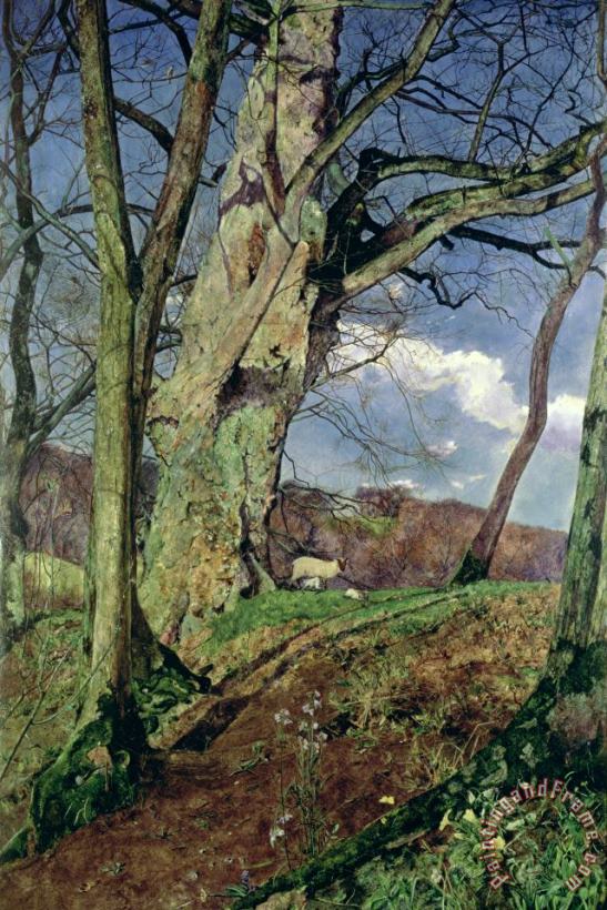 In Early Spring painting - John William Inchbold In Early Spring Art Print