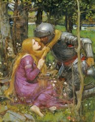 John William Waterhouse A Study For La Belle Dame Sans Merci