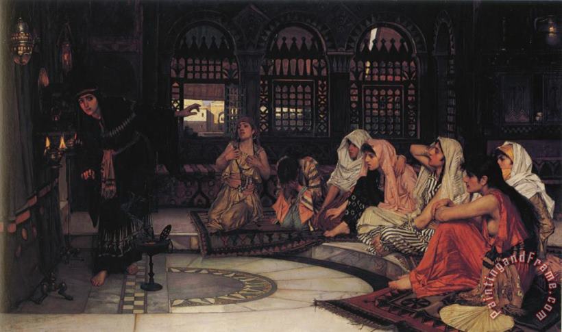 John William Waterhouse Consulting The Oracle Art Painting