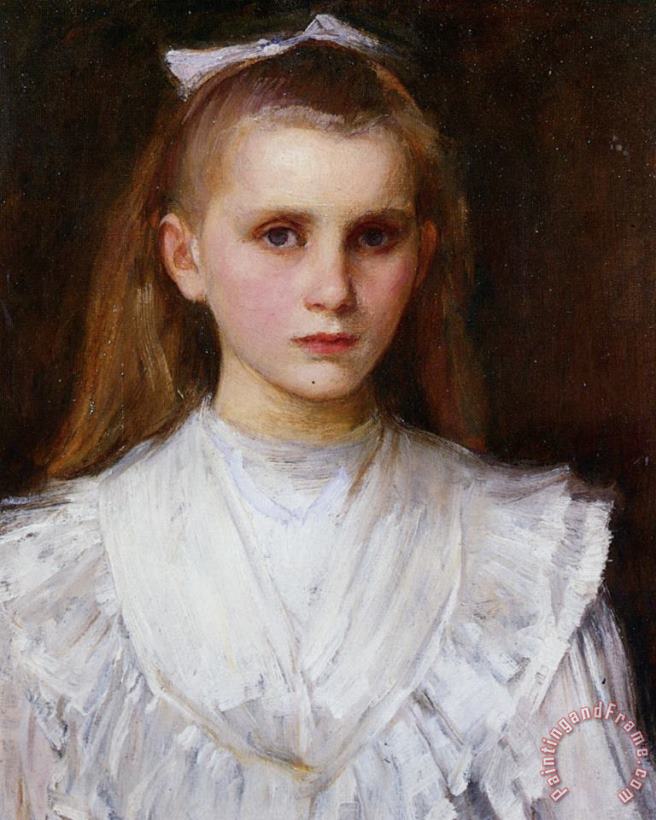 John William Waterhouse Portrait of a Girl Art Painting