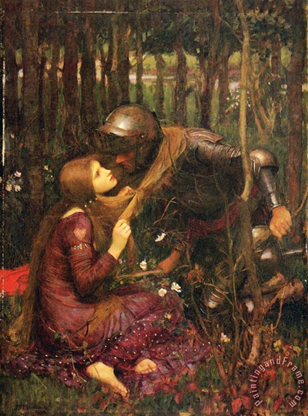 The Beautiful Woman Without Mercy painting - John William Waterhouse The Beautiful Woman Without Mercy Art Print